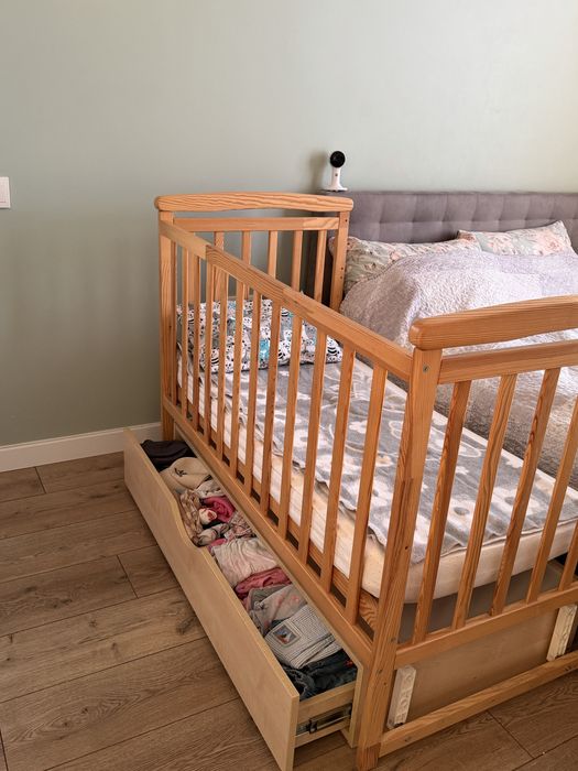 Ліжечко дитяче 120х60 з маятником