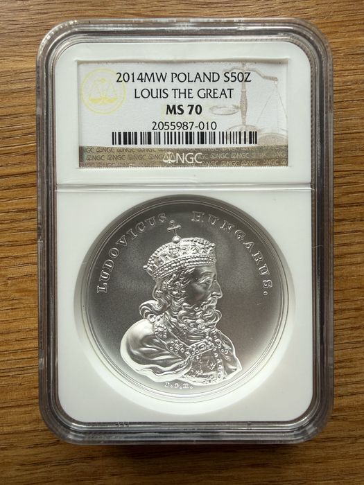 Skarby Stanisława Augusta – komplet NGC MS70 (MAX nota) – pełny zestaw