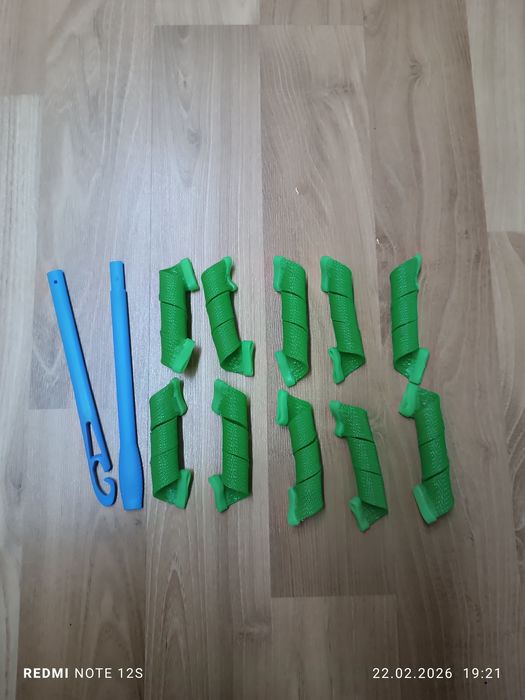 Papiloty sprężarki do włosów