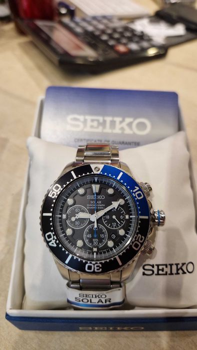 SEIKO SOLAR ZEGAREK MĘSKI  Batman V176-0AD0 / Komis Krzysiek