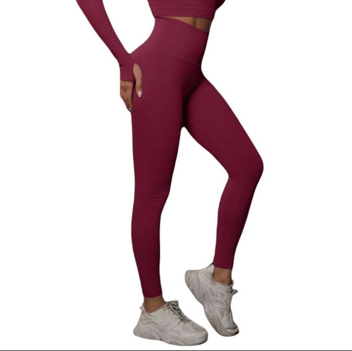 Червоні лосини PUSH-UP преміум якості