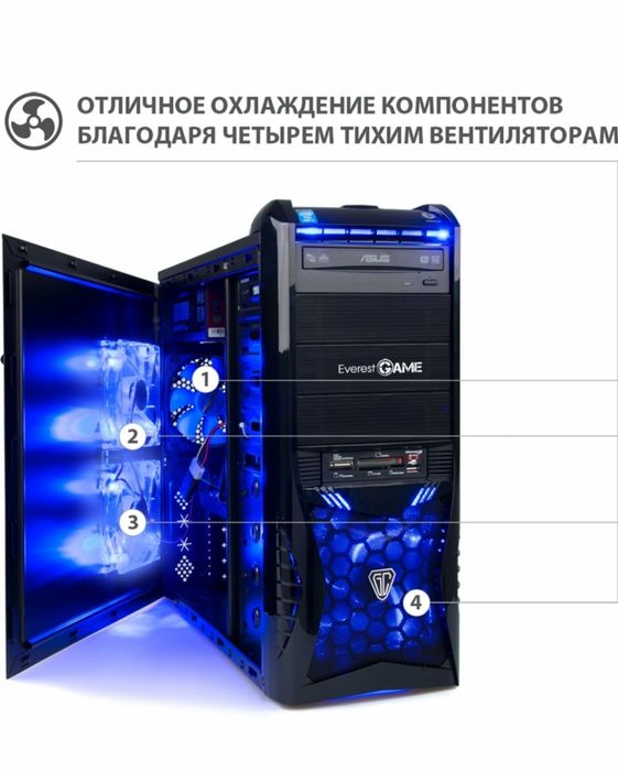 Продается геймерский компьютер everest