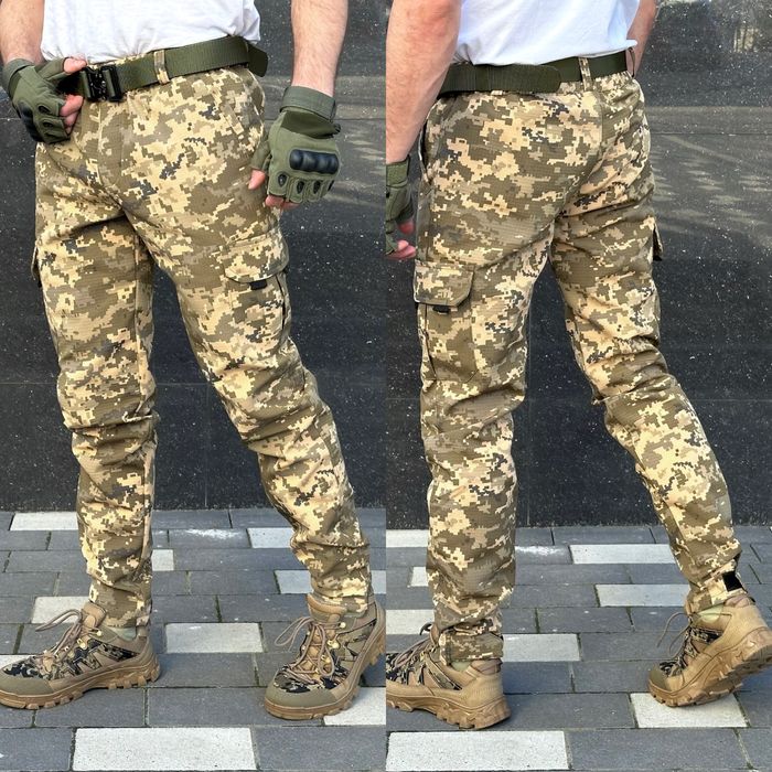 Штани карго Rextim basic чоловічі сині, чорні, олива, камуфляжні