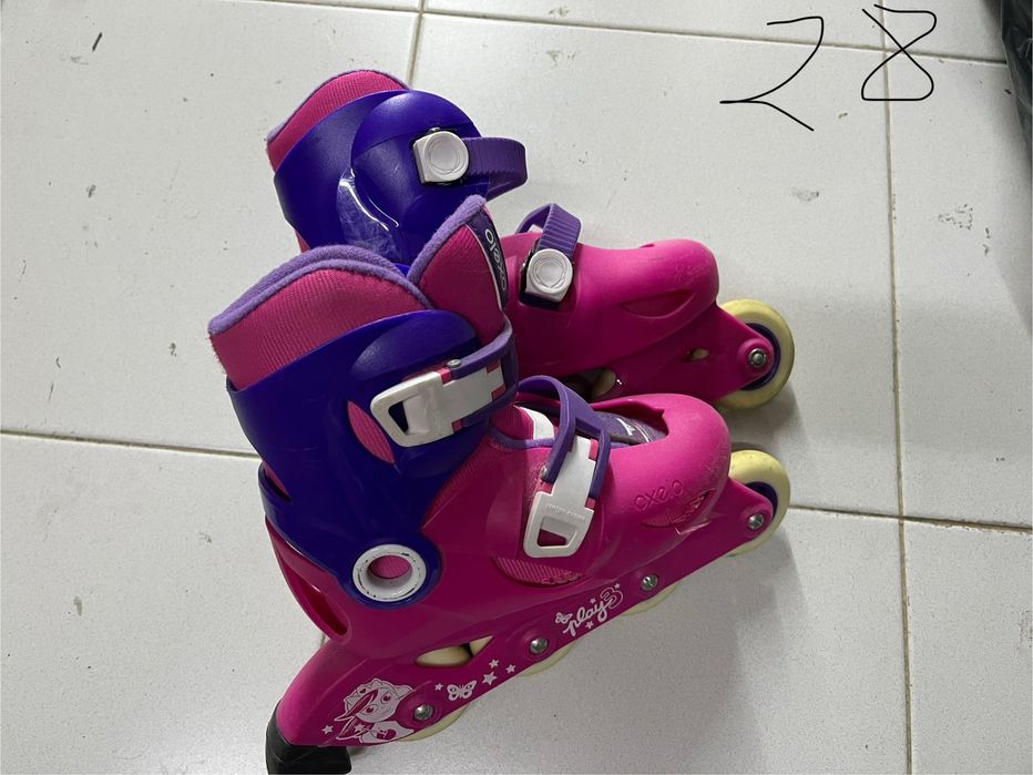 Patins Rosa para criança