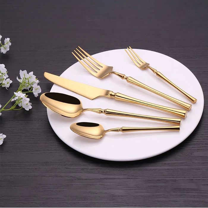 Nowe sztućce glamure zestaw dla 6 osób