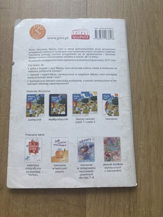 Język polski Między nami Podręcznik i ćwiczenia klasa 8