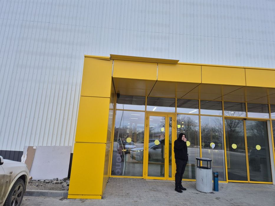 Обшивка фасаду композитом алюмінієві композитні панелі