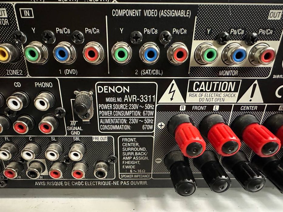 Denon AVR-3311 | 7.1 | 165 W | HDMI | Audyssey MultEQ XT | Kino Domowe
