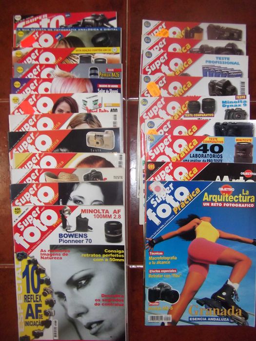 Revistas de fotografia antigas - Chasseur d'Images e outras