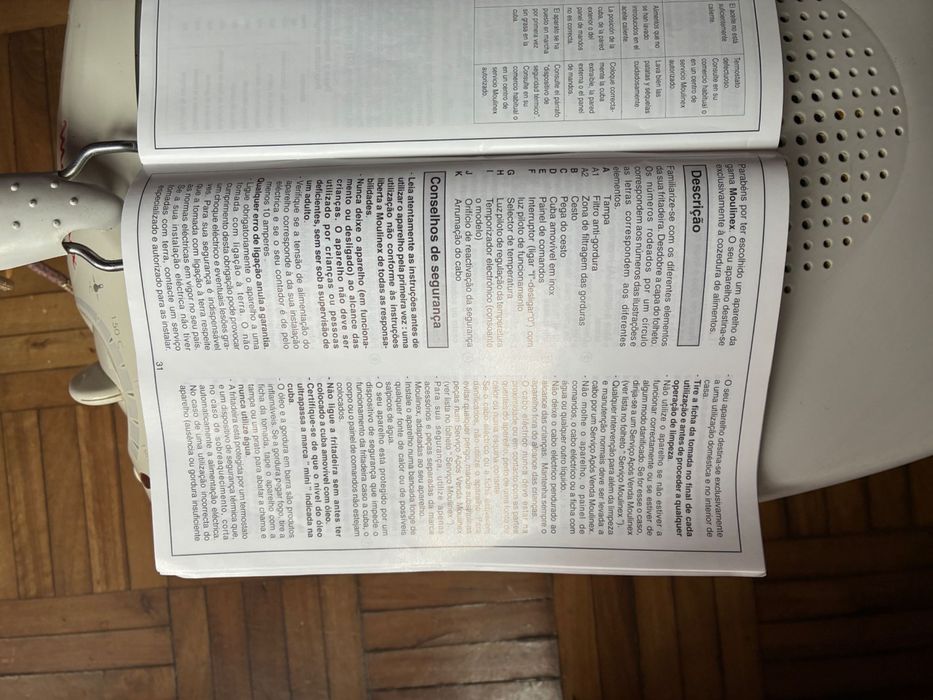 Fritadeira eléctrica Moulinex