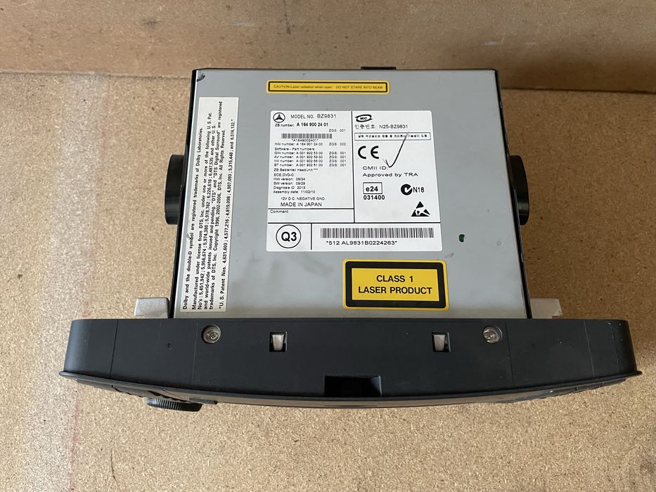 Radio Command Navi Mercedes GL X164 LIFT ML W164 LIFT BZ9831