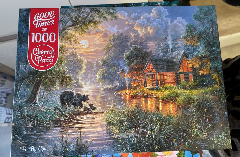 Puzzle - 4x1000 - kompletne, raz układane