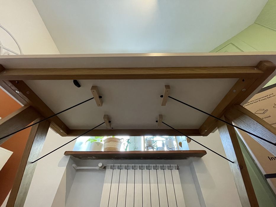 Biurko Minko Basic oliwkowy blat Softy