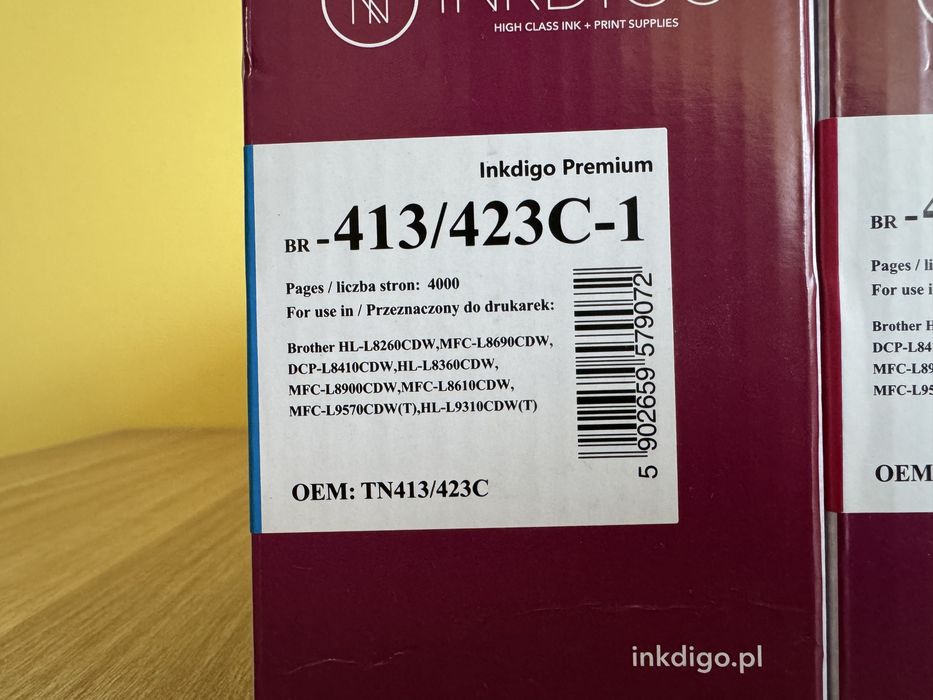 Zestaw tonerów Inkdigo Premium tn413 cmyk Brother