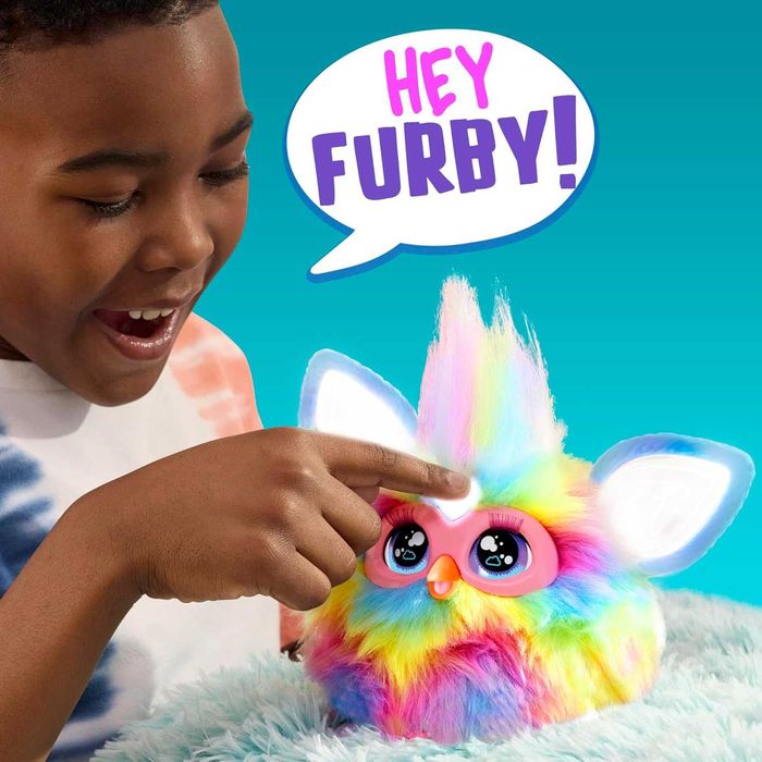 Оригінал Furby Tie Dye, Фербі Тай-Дай Райдужний Interactive Plush Toys