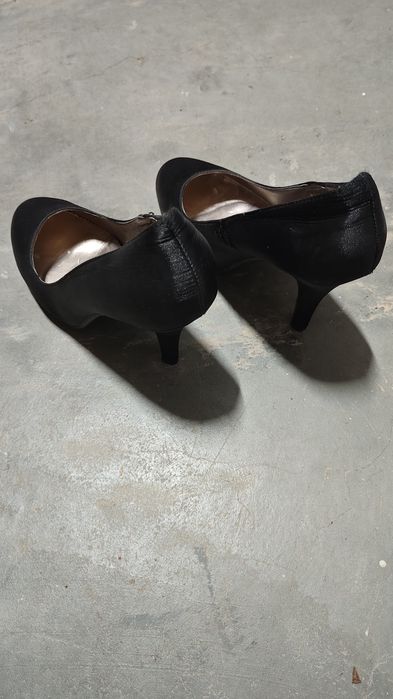 Sapatos de Salto Alto Pretos Seaside – Tam. 40 (Cláss