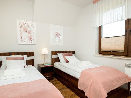 Apartamenty 2-6 os., 400 m do plaży, plac zabaw + altanka + grill