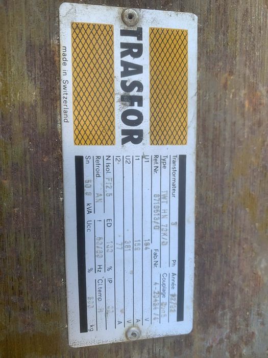 Transformator trzy fazowy