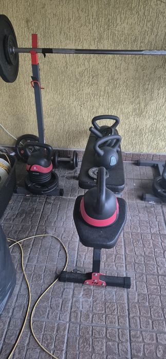 Siłownia  obciążenie gryf ławka ketle