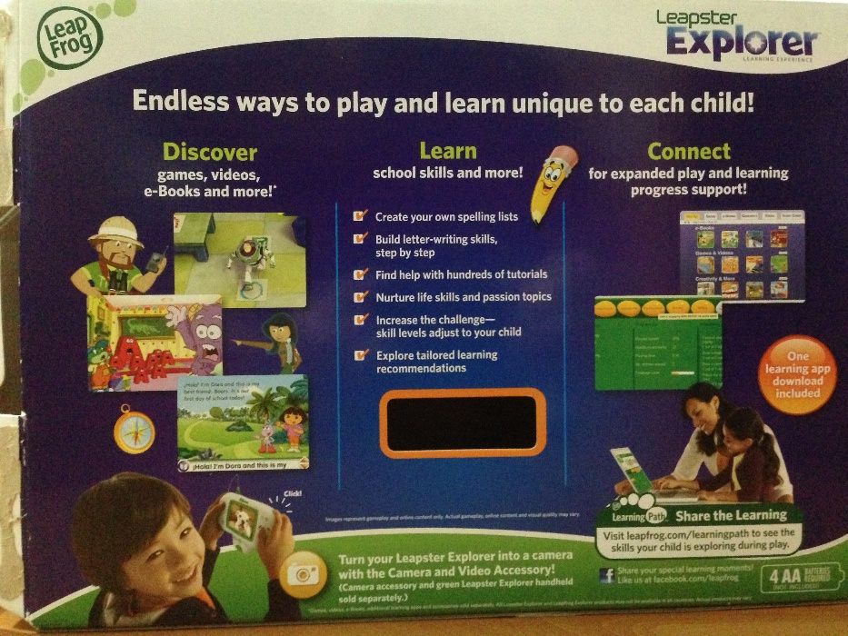 Leap Frog Explorer - Para aprender inglês (Nova)64584409498754123