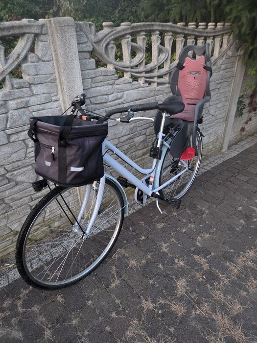 Rower z koszykiem