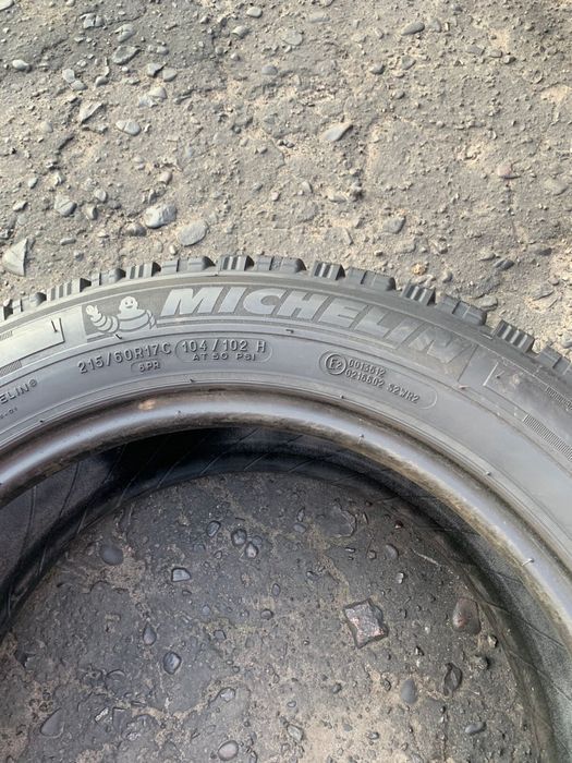 Шини 215/60 R17C Michelin зима 2024 рік,7,5/7,9 мм