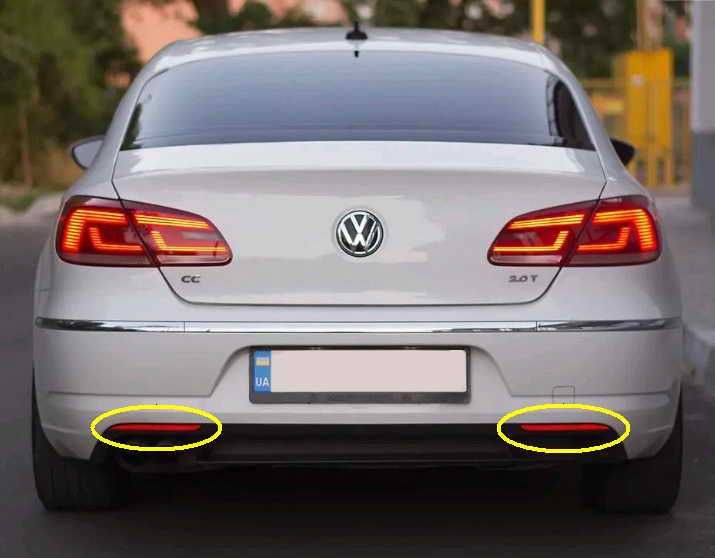 Катафот отражатель Фольксваген СС США Европа VW Passat CC заднего бамп