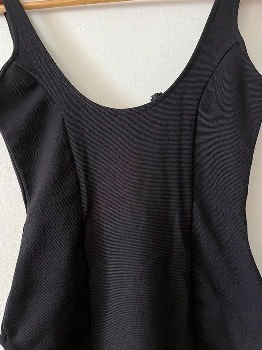 Body preto com fecho da Stradivarius