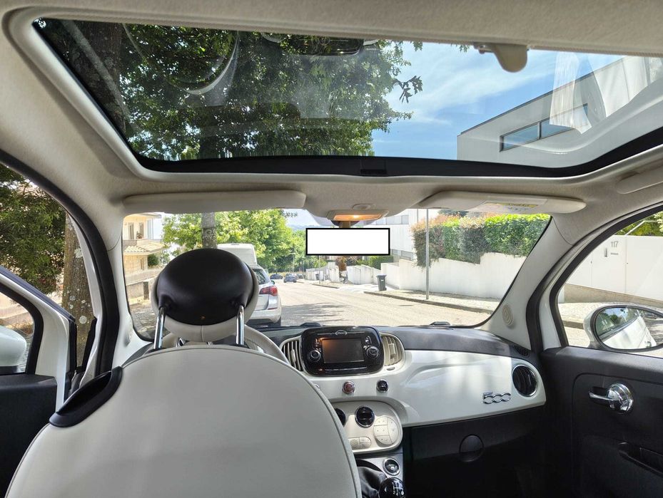 FIAT 500 1.2 8V S&S Lounge - Ano 2018 - 85 000KMs - Gasolina