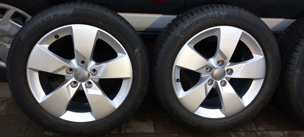 Koła DEMO zima oryg. AUDI VW  7x17, 5x112, ET47, 57.1+225/50R17 M+S
