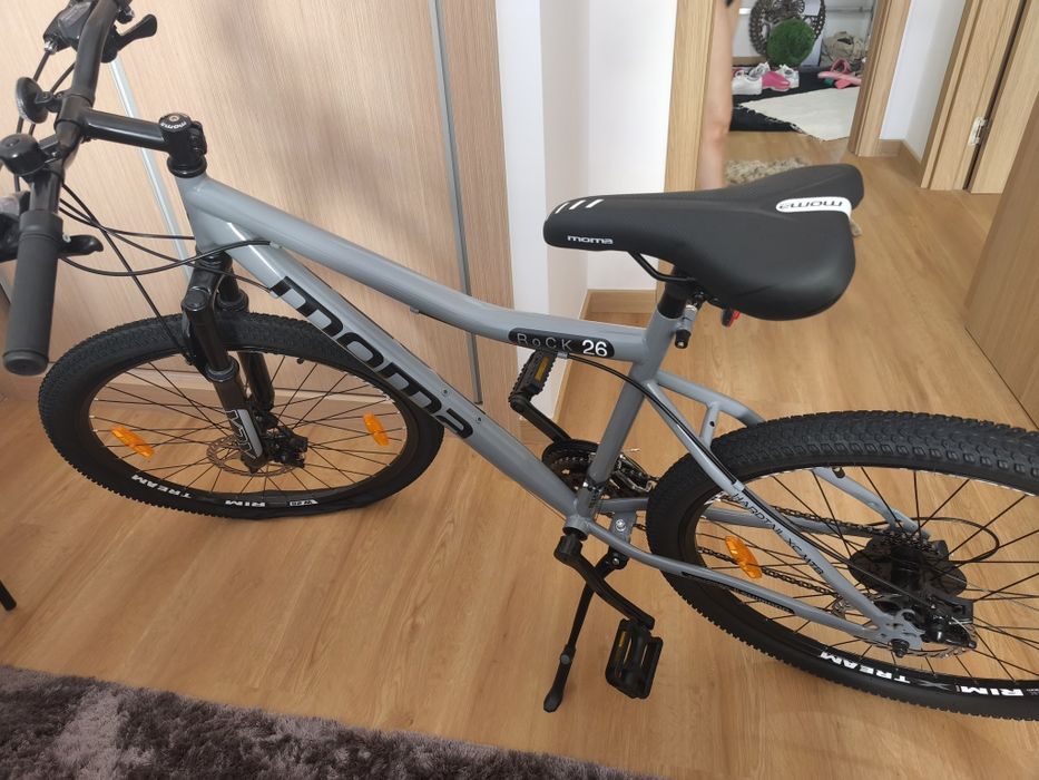 Bicicleta BTT MOMA ROCK 26” – Sem uso – Shimano 21V