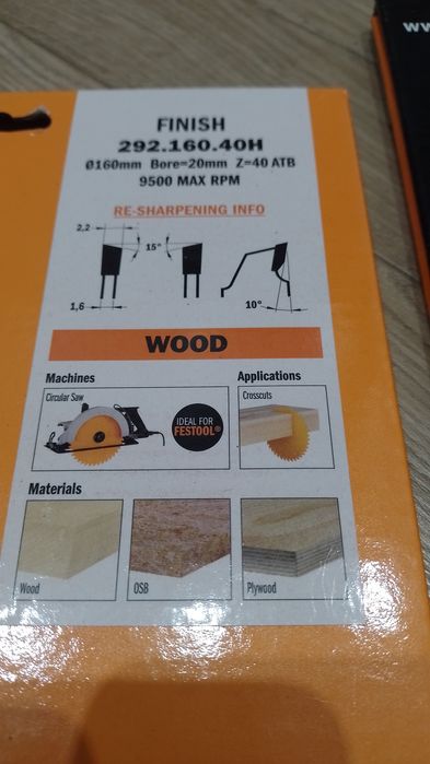 Tarcza piła CMT do drewna