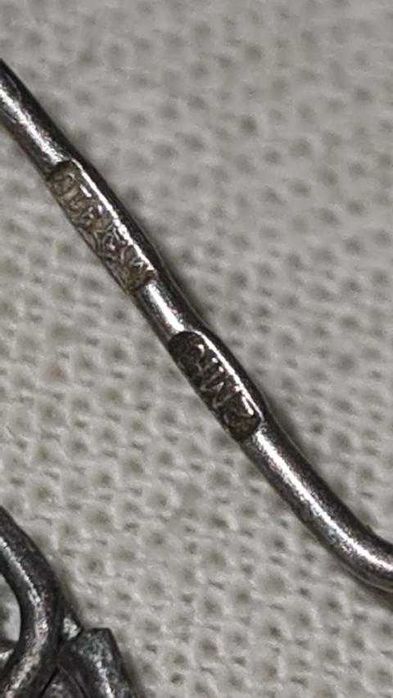 Серьги серебро 916 проба звезда , Урал , Вставка природный агат .