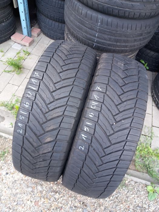 2x Opony Używane Całoroczne 215/60R17 Michelin