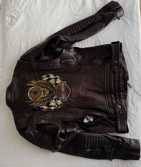 Casaco cabedal Harley Davison original