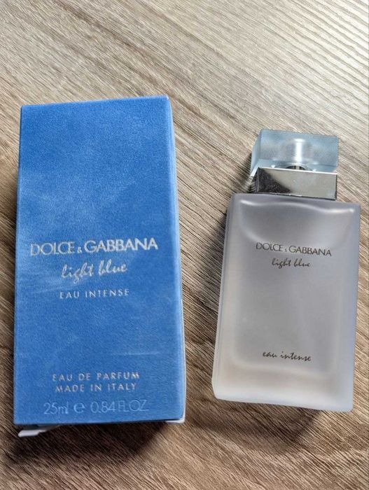 Dolce gabbana light blue eau intense духи парфуми 25 ml