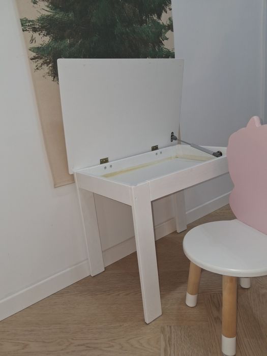 Zestaw krzesło jednorożec krzesełko dzieciece stolik