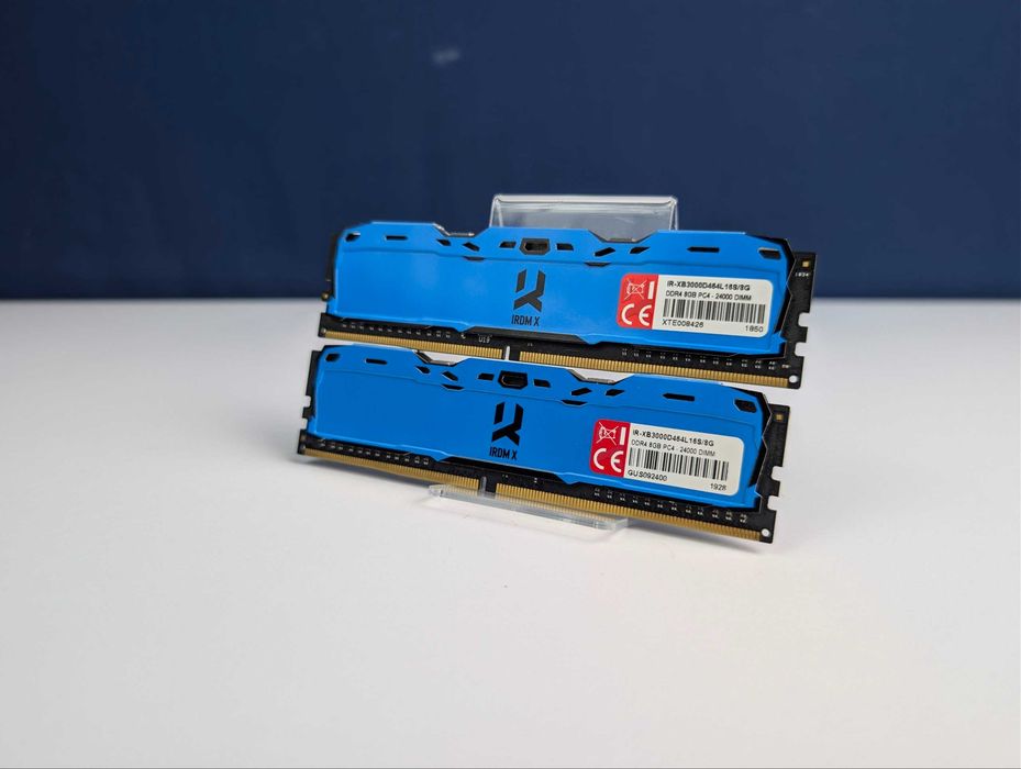 Оперативна Пам'ять Goodram IRDM X Blue DDR4 8GB 3000MHz CL16 | МАГАЗИН | Гарантія 90 днів