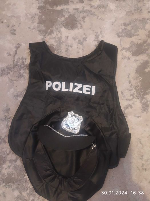 Policjant przebrane strój kostium balik 5/10 lat unisex