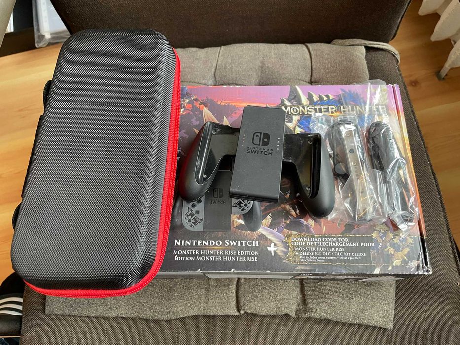 Nintendo Switch Monster Hunter Rise Edition | BDB | szkło, karta 256GB