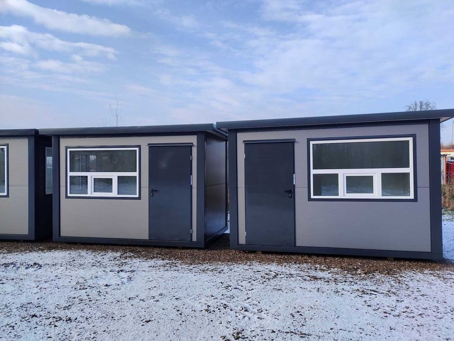 Pawilon kontener budka biuro stróżówka socjalny portiernia waga skup