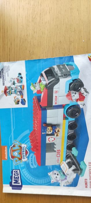 Klocki Psi Patrol Wóz Patrolowy Mega Bloks