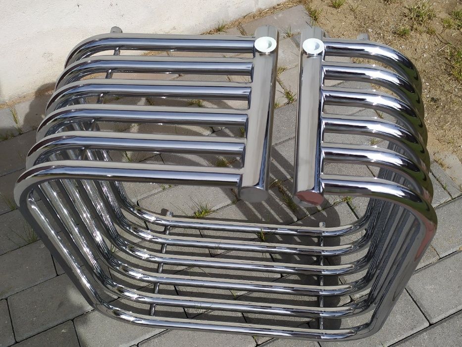 nowoczesne grzejniki chromowane