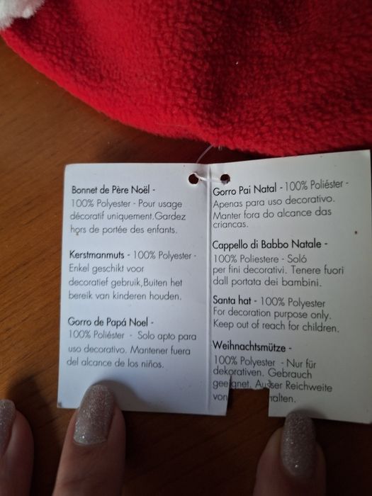 Gorro Pai Natal CASA