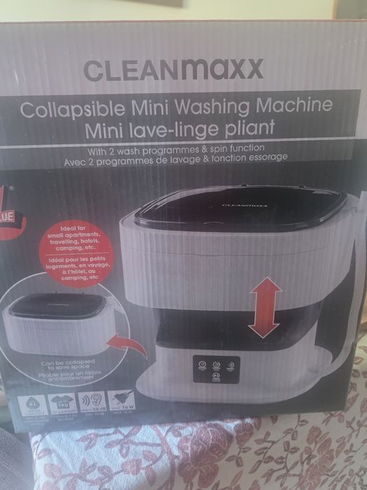 Mini máquina de lavar roupa Cleanmaxx