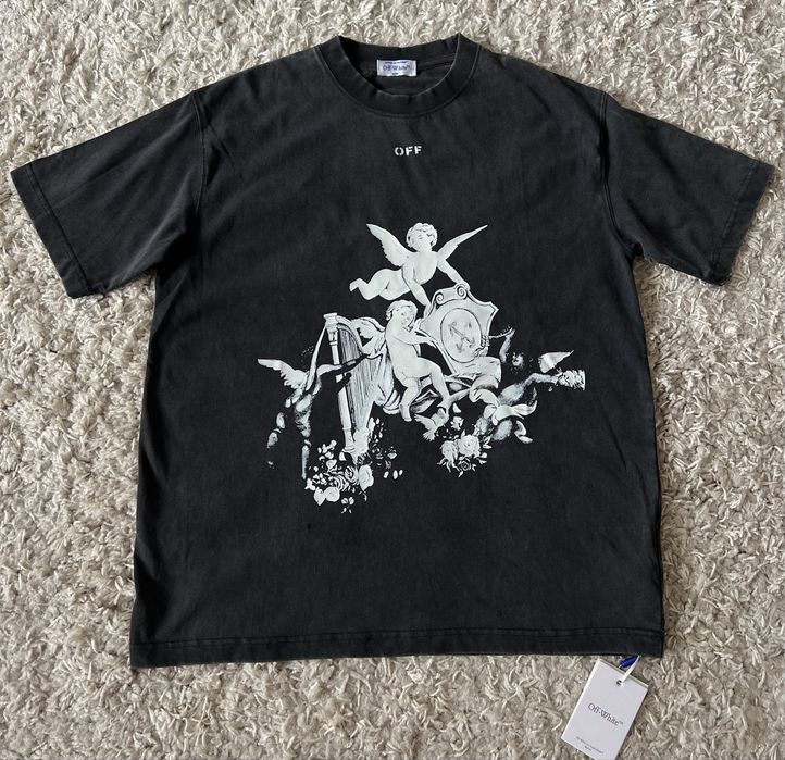 Off white balenciaga футболка