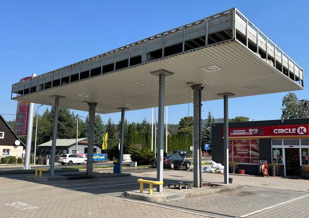 Konstrukcja stalowa Wiata stalowa 4,8m wysoka