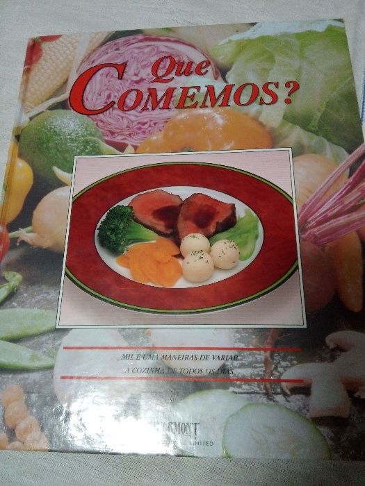 3 Livros de receitas/culinária