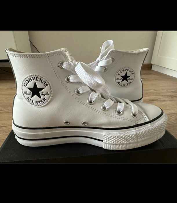 Trampki damskie Converse skórzane 38