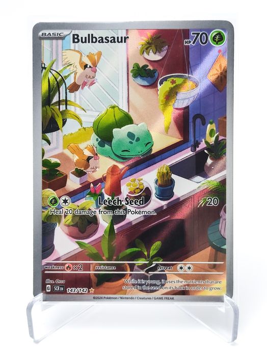 Bulbasaur 143/142 karta pokemon Stellar Crown